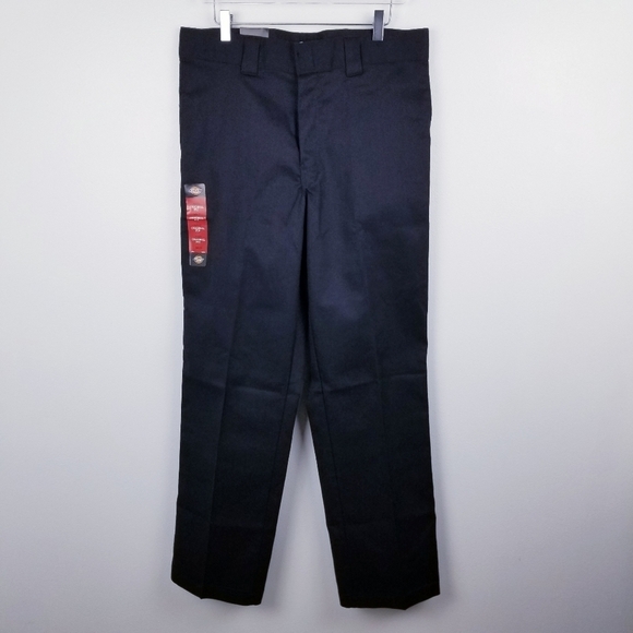 Dickies Black 874 FLEX Original Fit Work Pants NWT size 34x32 - Picture 4 of 13